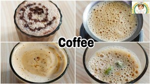 'Coffee / Coffee recipe / 4 types of coffee # food brand #'