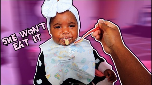 '6 MONTH OLD WON\'T EAT HER BABY FOOD + DAY IN A LIFE | Black Family Vlogs'