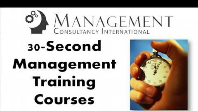 'Employee Motivation - 30-Second Management Training Course!'