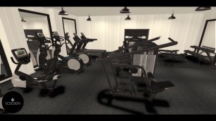 'Hotel fitness design - Ecdesign 3D room design software'