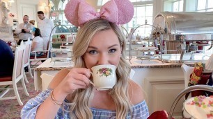 'Afternoon Tea at Disney\'s Grand Floridian Garden Tea Room for Our Anniversary!'