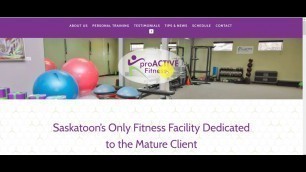 'Fitness Website Design for Shelley'