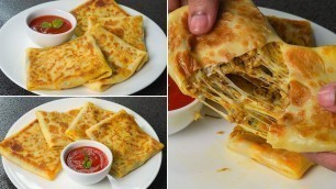 'Chicken Cheese Crepe | Easy Crepe Recipe | Toasted'