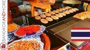 'Khanom Bueang - Sweet Cream Crepe - Thai Street Food - ขนมเบื้อง'