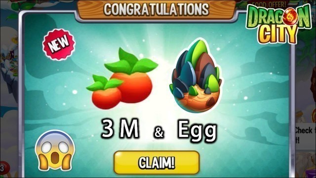 'Dragon City - Claims 3 Million Foods + Terraformer Dragon | ARENA REWARDS 