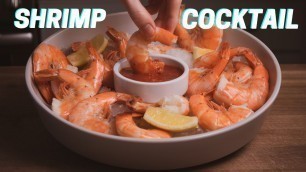 'Peel and Eat Shrimp Cocktail | Shell on Poached Shrimp'