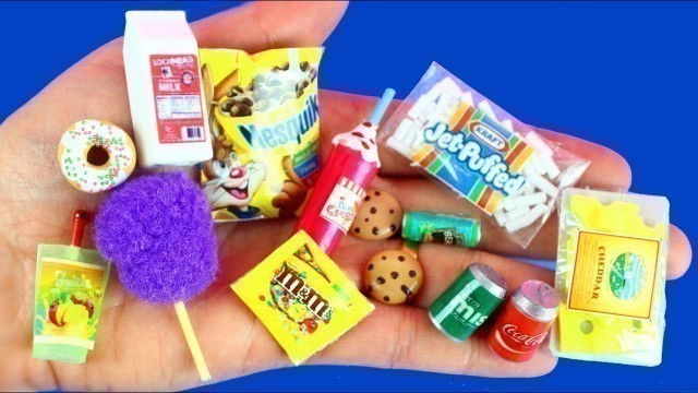 '25 DIY MINIATURE FOOD REALISTIC HACKS AND CRAFTS'