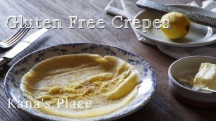 '{Gluten Free Baking} Rice Flour Crepes | Japanese street food  made HEALTHY & DELICIOUS'