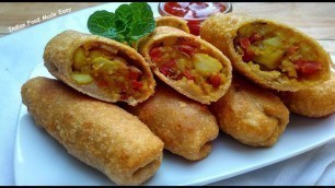 'Potato Wheat Roll Recipe in Hindi by Indian Food Made Easy'