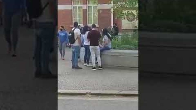 'People queuing for food bank in tottenham'