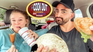 'COOK OUT MUKBANG | Is this the most underrated fast food restaurant?!'