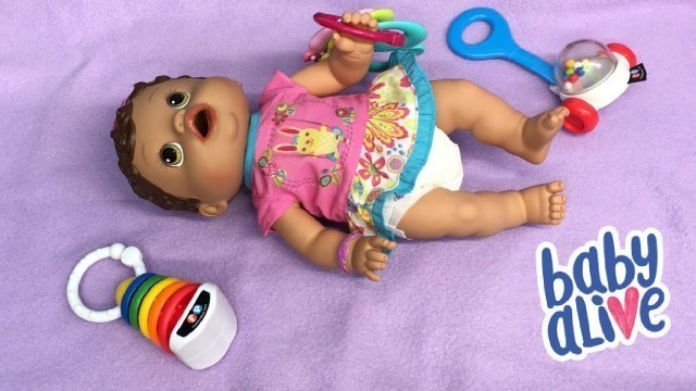 'Feeding Night Routine with Baby Alive Changing Time Doll Olivia'