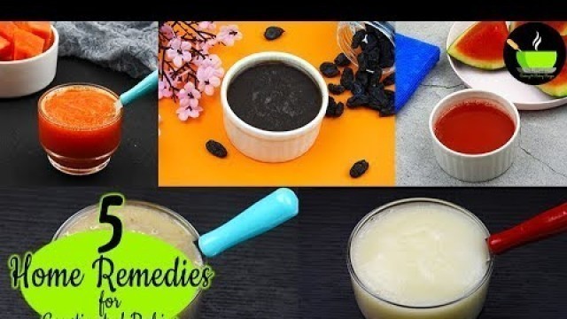 '5 Constipation Remedy Recipes ( 6 -12 Months Baby ) | Home Remedies For Constipated Baby'