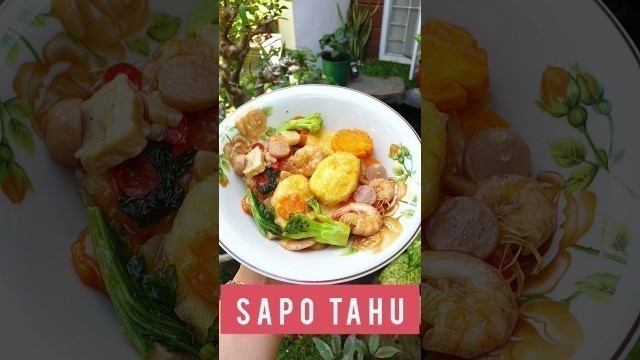 'Simple Sapo Tahu ala Restoran Chinese Food'