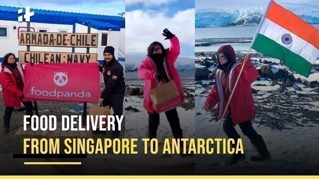 'From Singapore To Antarctica: Indian Woman Made The World\'s Longest Food Delivery'