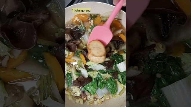 'Resep Sapo Tahu Sayuran | Makanan Hangat Terenak Saat Musim Hujan'