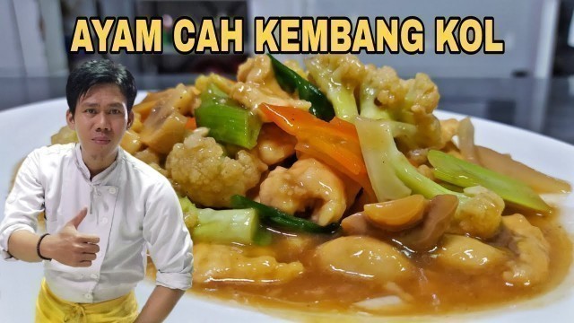 'Ayam cah kembang kol style chinese food || ala nanang kitchen'