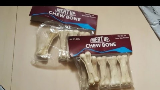 'Meatup Hard Pressed Dog Bones Unboxing And Review |Dog Bones |Biting Issues In Puppy |Calcium Bones'