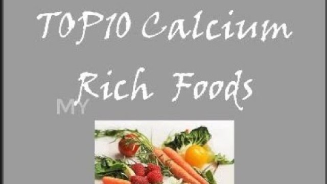 'calcium rich food'