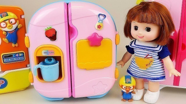 'Baby doll refrigerator toys baby Doli play'