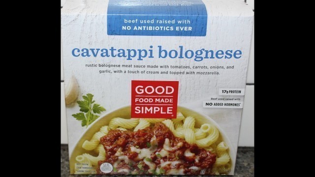 'Good Food Made Simple: Cavatappi Bolognese Review'