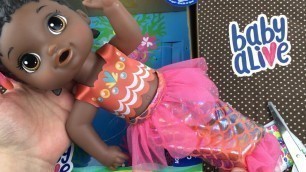 'NEW Baby Alive SHIMMER N SPLASH MERMAID Doll Unboxing plus Fan Mail!'