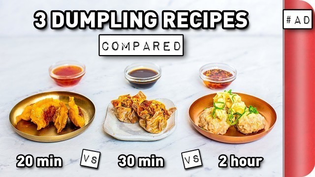 '3 Dumpling Recipes COMPARED'