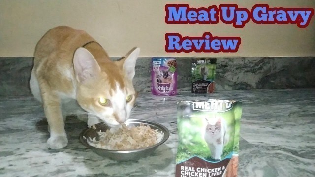 'Meat Up Adult Wet Cat Food, Real Chicken and Chicken Liver in Gravy Pack of 6 - Buy 1 Get 1 Free'