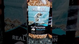 'Meat Up 1Kg Dog Biscuits | Chicken Flavour | Buy 1 Get 1 Free 