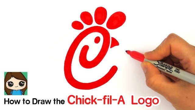 'How to Draw the Chick-fil-A Logo Easy 