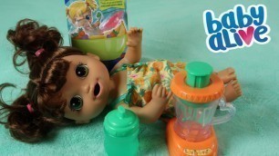 'Baby Alive MAGICAL MIXER Blueberry Grape Feeding'