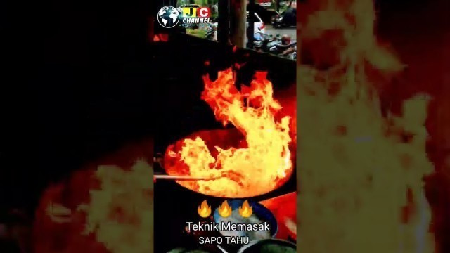 '#shorts Teknik Memasak Flambe , memasak sapo tahu'