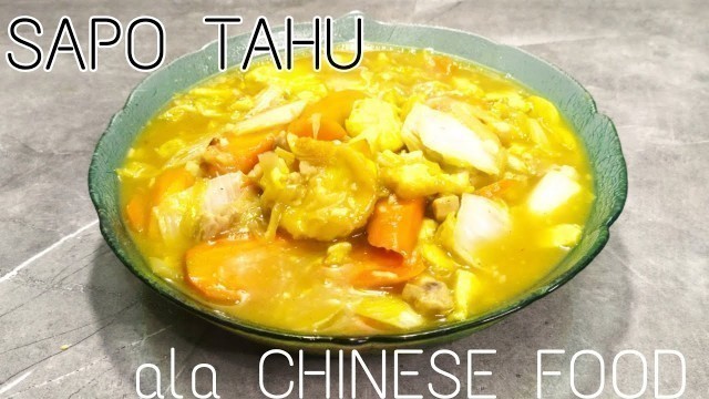 'SAPO TAHU ala CHINESE FOOD (modal cuma Rp 23000,- buat sekeluarga)'