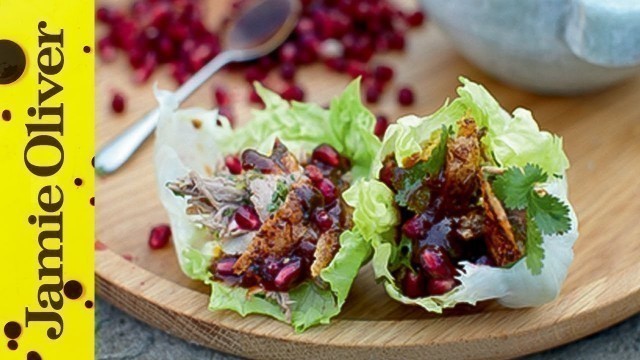 'Crispy Roast Duck Wraps | Jamie Oliver'