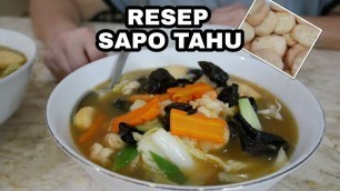 'Resep Sapo Tahu Sehat Untuk Keluarga'