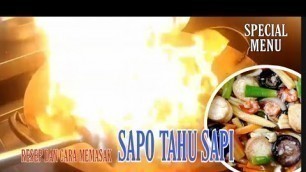 'Resep dan cara memasak SAPO TAHU SAPI _menu favorit                    #resepsapotahu #tutorialmasak'