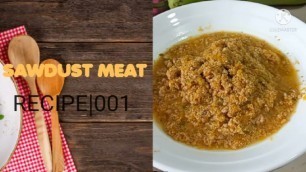 'SAWDUST MEAT  RECIPE|BEST Dogfood|Catfood|healthy na|Mura pa'