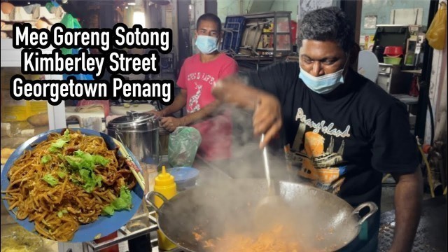 'Mee Sotong Kimberley Street Georgetown Penang #streetfood malaysia mee goreng famous #makanenakmurah'