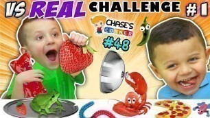 'Chase\'s Corner: Gummy vs Real (#48) | DOH MUCH FUN'