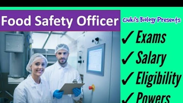 'How to become a Food Safety Officer || Salary, Exams..etc || Detailed Video