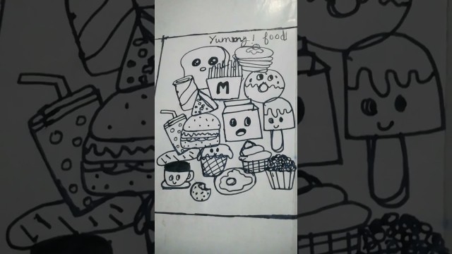 'Food drawing #yummy #tasty'