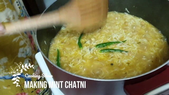 'Cooking Show - Making Mint Chatni using Moulinex Odacio 3 Food Processor - Punjabi Vlog'