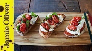 'Tomato & Ricotta Bruschetta | Gennaro Contaldo'