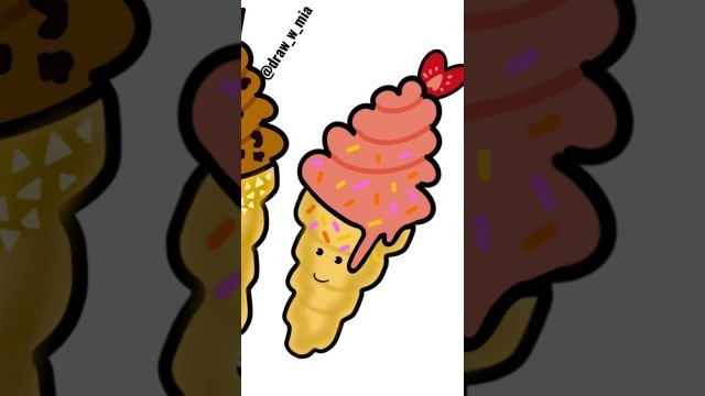 'Dessert Food Drawing #dessertfood #desserts #procreate #illusionistyt'