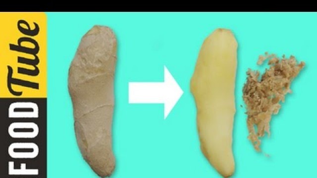 'How to Peel Ginger | Jamie’s 1 Minute Tips'