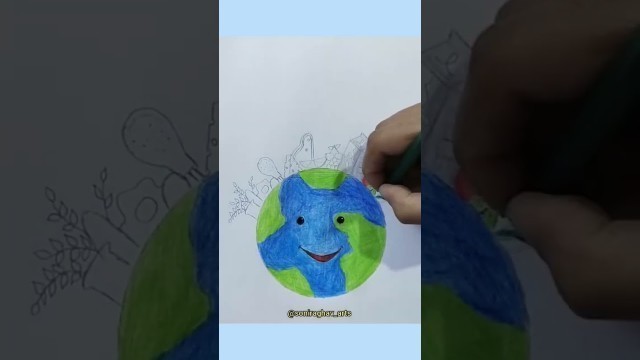 'World food day drawing poster | World food day drawing easy #worldfoodday  #shorts #ytshorts'