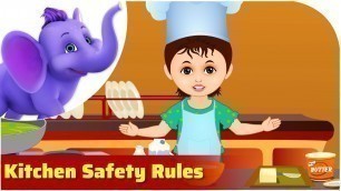 'Kitchen Safety Rules | Safety Rule Songs | 4K | Appu Series'