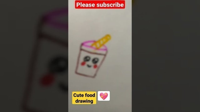 'cute food drawing [] please subscribe []#cute[]#short[]#Devil art\'s'