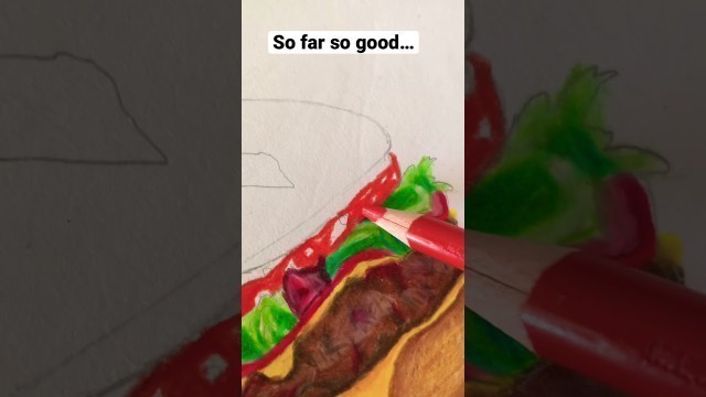 'Attempting another realistic food drawing!'