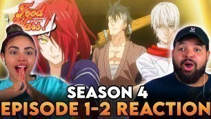 'THE ELITE 10 FIGHT BACK! | Food Wars Season 4 Episode 1-2 Reaction'